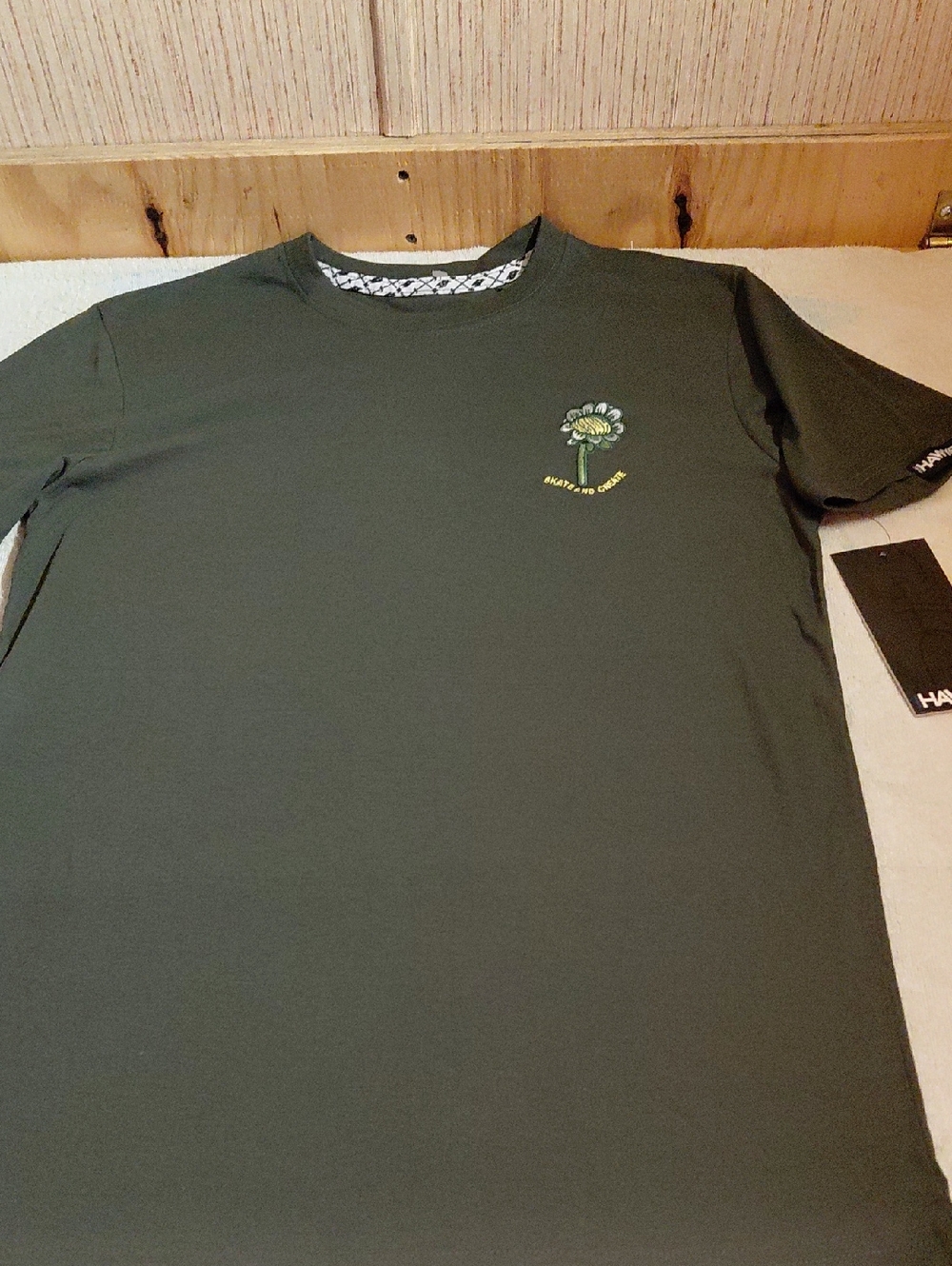 Tony Hawk "Skate And Create" Olive Men's Tee, NWT, Size S
